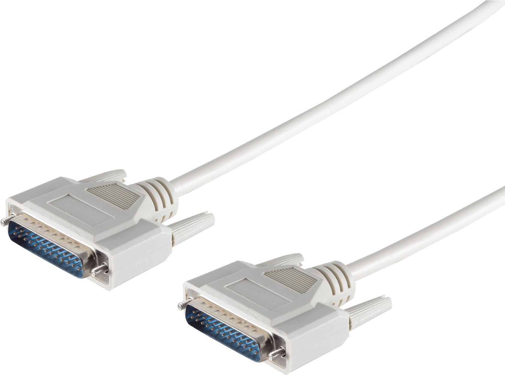 S/CONN maximum connectivity SUB-D Anschlusskabel, 2 x 25-pol. Sub D-Stecker, mit vergossenen Geh�usen, 3,0m (78021-3) von ShiverPeaks