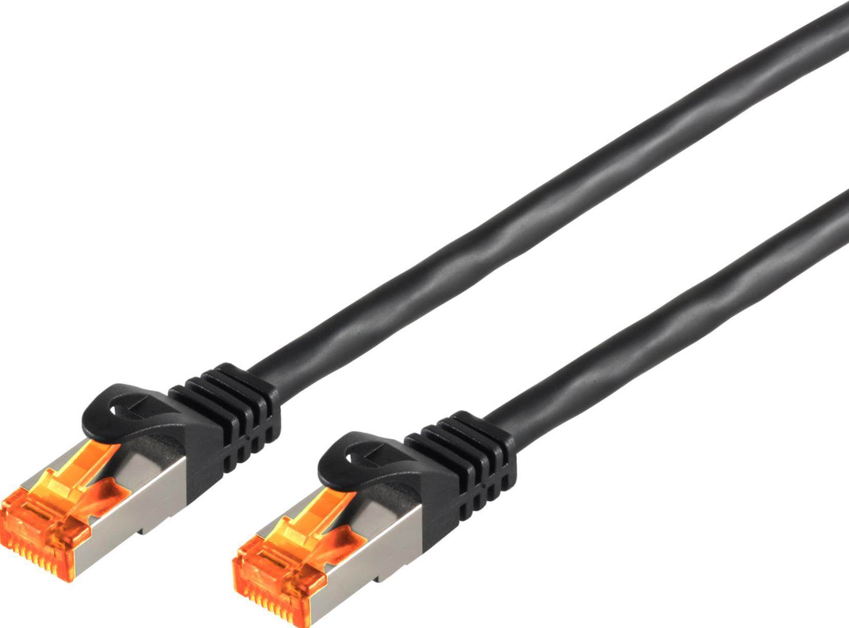 S-Conn 08-26105 Netzwerkkabel 25 m Cat6a S/FTP (S-STP) Schwarz (08-26105) von ShiverPeaks