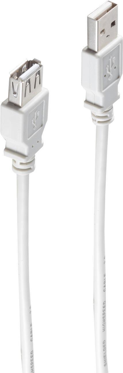 shiverpeaks BASIC-S USB 2.0 Kabel, A-Stecker - A-Kupplung 5,0 m (BS-77125) von ShiverPeaks