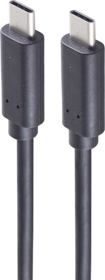 shiverpeaks �-BASIC-S--USB-C Verbindungskabel--USB Kabel 3.2 USB Typ C Stecker auf USB Typ C Stecker, Gen 2x2 wei�, 0,25m (BS13-48006) von ShiverPeaks