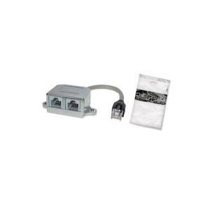 shiverpeaks ?at5e RJ45-2x RJ45 - RJ45 - 2x RJ45 - M�nnlich/weiblich - Schwarz - Silber (BS75002) von ShiverPeaks