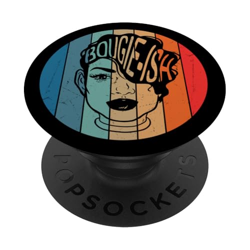 Bougie-ish schwarzes Mädchen magische braune Haut Mädchen schwarze Königin PopSockets Klebender PopGrip von Shopp