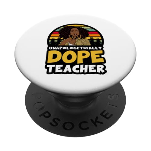 Die kompromisslos geile Lehrerin Melanin Sista Black Queen PopSockets Klebender PopGrip von Shopp