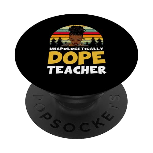 Die kompromisslos geile Lehrerin Melanin Sista Black Queen PopSockets Klebender PopGrip von Shopp