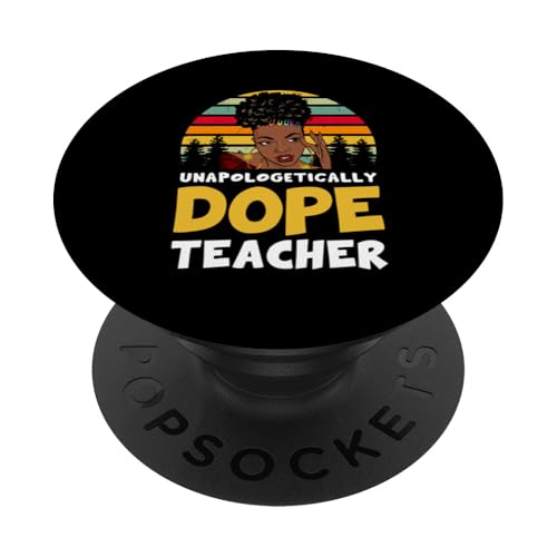 Die kompromisslos geile Lehrerin Melanin Sista Black Queen PopSockets Klebender PopGrip von Shopp