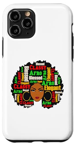 Hülle für iPhone 11 Pro Melanin Frauen Juneteenth Queen Black Girl Magic Sista Love von Shopp