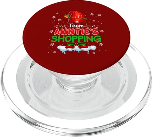 Team Auntie's Shopping Xmas Gnome Shopping Lover Family PopSockets PopGrip für MagSafe von Shopping Christmas Costume