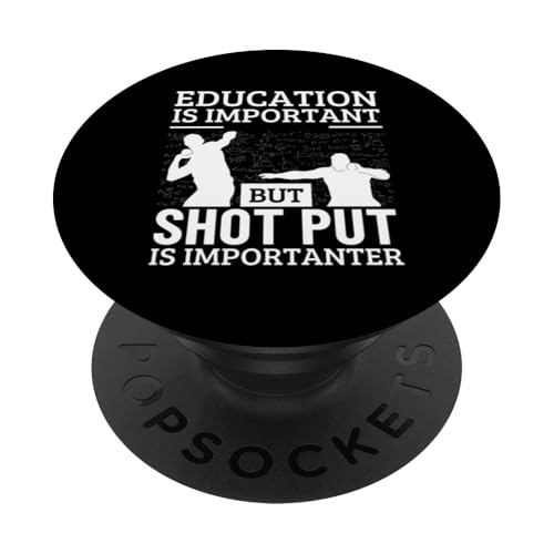 Kugelstoßausbildung ist wichtig Lustiges Kugelstoßen PopSockets mit austauschbarem PopGrip von Shot Put Enthusiasts Passionate Sporting Loving