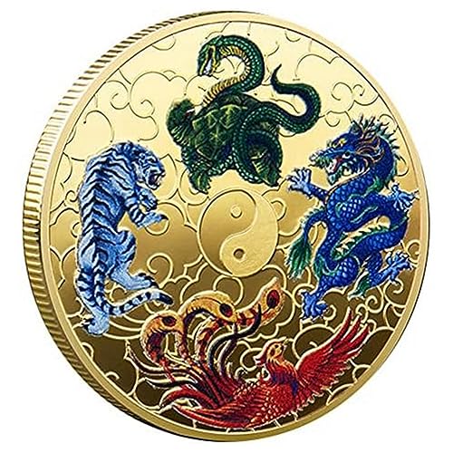 Shovelmty 1Set Ancient Mythical Creatures Lucky Coin Lotterielos Scratcher Tool Gold von Shovelmty