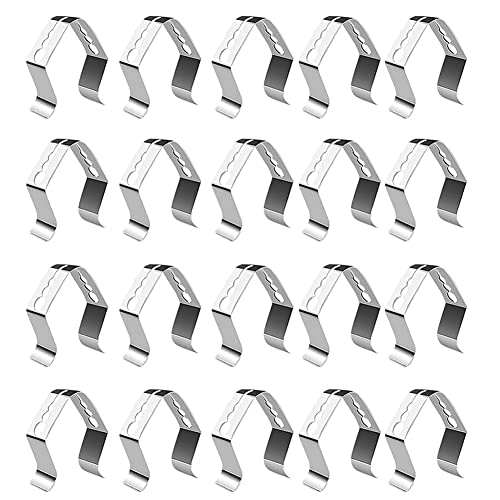 Shovelmty 50 StüCk Edelstahl-Thermometer zum Grillen, Temperatursonde, Universelle Feste Halterung, B, 3 LöCher von Shovelmty
