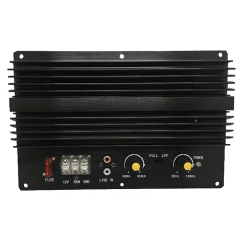 Shovelmty PA-80D 12V Universal 1000W VerstäRkerplatine Mono-Car-Audio-LeistungsverstäRker Leistungsstarker Bass-Subwoofer-VerstäRker von Shovelmty