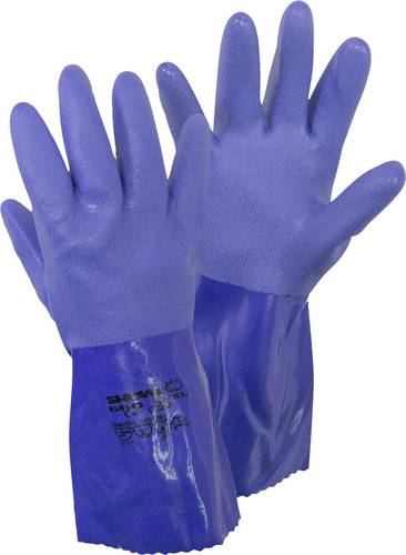Showa 4708 660 Gr. L Baumwollgewebe, PVC Chemiekalienhandschuh Größe (Handschuhe): 9, L EN 388:201 von Showa