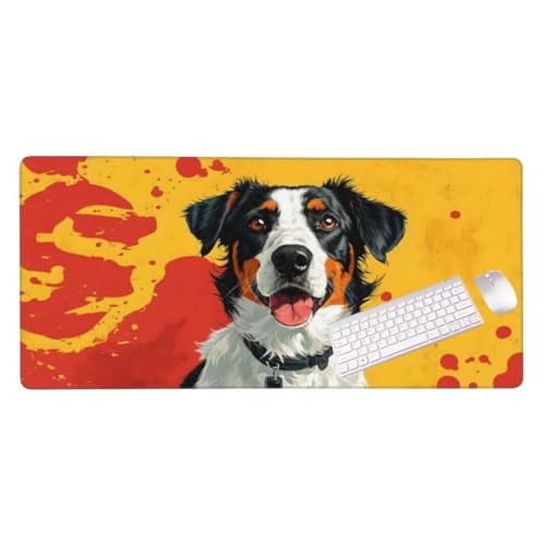 Gaming Mauspad Tierhund Mauspad, Mousepad XXL 900x400 mm, Mauspad Gaming Zubehör mit Anti Rutsch Basis Mouse Pad Wasserdicht und Langlebig Gaming Zubehör für Home Office Zimmer Deko S-2984 von Shozhoo