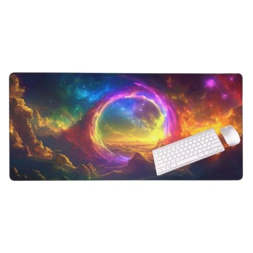 Gaming Mauspad Traumhafte Landschaft Mauspad, Mousepad XXL 1000x600 mm, Mauspad Gaming Zubehör mit Anti Rutsch Basis Mouse Pad Wasserdicht und Langlebig Gaming Zubehör für Home Office Deko S-9422 von Shozhoo