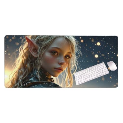 Mauspad XXL 1200x600x3 mm, Groß Gaming Mauspad Sternenhimmelfen, Wetterfest Schreibtisch Mousepad, Mouse Pad Verbessert Präzision und Geschwindigkeit, Gaming Zubehör für Home Zimmer Deko S-11556 von Shozhoo