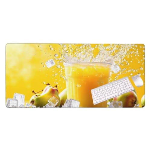 Mauspad XXL 1400x600x3 mm, Groß Gaming Mauspad Fruchtsaft, Wetterfest Schreibtisch Mousepad, Mouse Pad Verbessert Präzision und Geschwindigkeit, Gaming Zubehör für Home Zimmer Deko S-4381 von Shozhoo