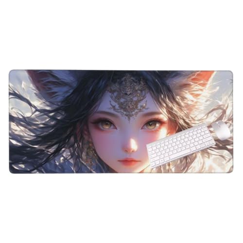 Mauspad XXL 900x300x3 mm, Groß Gaming Mauspad Alte Schönheiten, Wetterfest Schreibtisch Mousepad, Mouse Pad Verbessert Präzision und Geschwindigkeit, Gaming Zubehör für Home Zimmer Deko S-4335 von Shozhoo