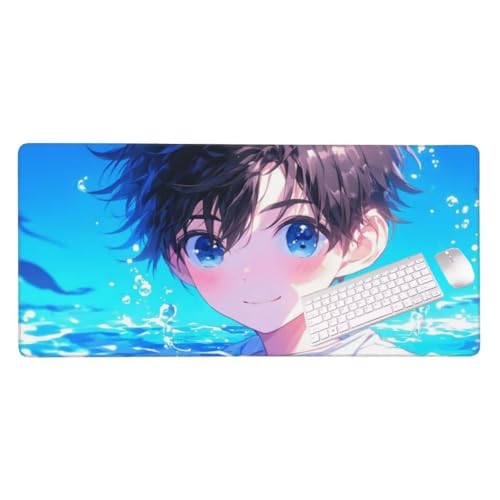 Mauspad XXL 900x300x3 mm, Groß Gaming Mauspad Anime Boy, Wetterfest Schreibtisch Mousepad, Mouse Pad Verbessert Präzision und Geschwindigkeit, Gaming Zubehör für Home Zimmer Deko S-2775 von Shozhoo