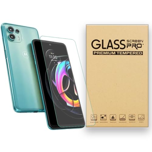 Shunwige Displayschutzfolie aus gehärtetem Glas, entworfen für Moto Edge 20 Lite, gehärtetes Glas, Ausrichtungsrahmen, kratzfest, deckt nur den Displaybereich ab von Shunwige