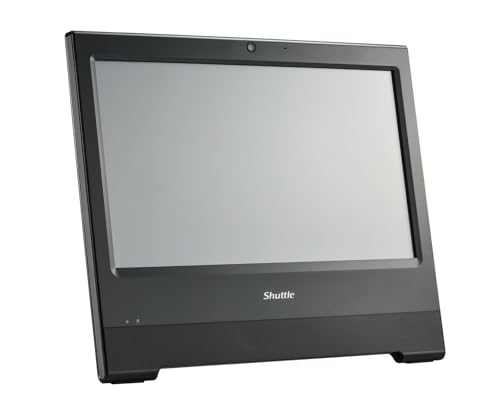 Shuttle All-in-One Barebone X50V9, 15,6 Zoll (39,6 cm), resistiver Touchscreen, Celeron 7305U, WiFi, IP54, ohne Lüfter, Betrieb von Shuttle