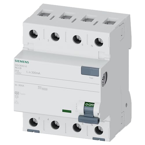 SIEMENS - FI Schutzschalter 4polig Typ A 25A 300mA von SIEMENS