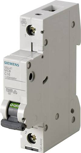 Siemens 5SL4104-7 Leitungsschutzschalter 1polig 4A 230 V, 400V von Siemens