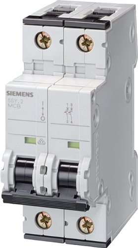 Siemens 5sy42067 Displayschutzfolie, Ergänzungsset UL 1077, 2 Pole Breaker, 6 Ampere die maximale, stolpern charakteristische C, DIN-Schiene montiert von SIEMENS