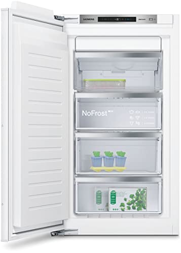 Siemens GI31NACE0 iQ500 Einbau-Gefrierschrank/E / 187 kWh/Jahr / 100 l/noFrost/softClosing Tür/Flachscharnier von SIEMENS