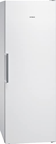 Siemens GS58NAWCV iQ500 Gefrierschrank, 191 x 70 cm, 365 L, noFrost nie wieder abtauen, bigBox Platz für großes Gefriergut, varioZone flexible Glas-und Schubladen, Weiß von SIEMENS