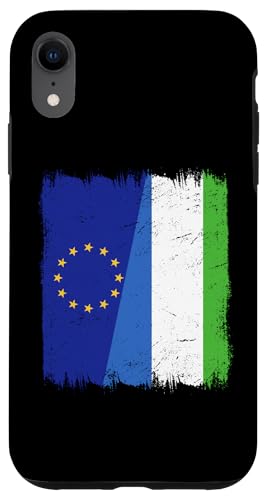 Europäische Union Sierra Leone Halbflagge EU Sierra Leonean Hülle für iPhone XR von Sierra Leone Flag Design Proud Sierra Leonean