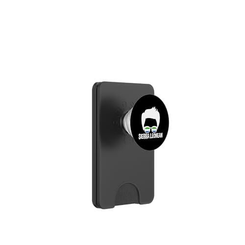 Sierra Leonean Boy Herren Silhouette Sierra Leonean Sonnenbrille PopSockets PopWallet für MagSafe von Sierra Leone Flag Design Proud Sierra Leonean