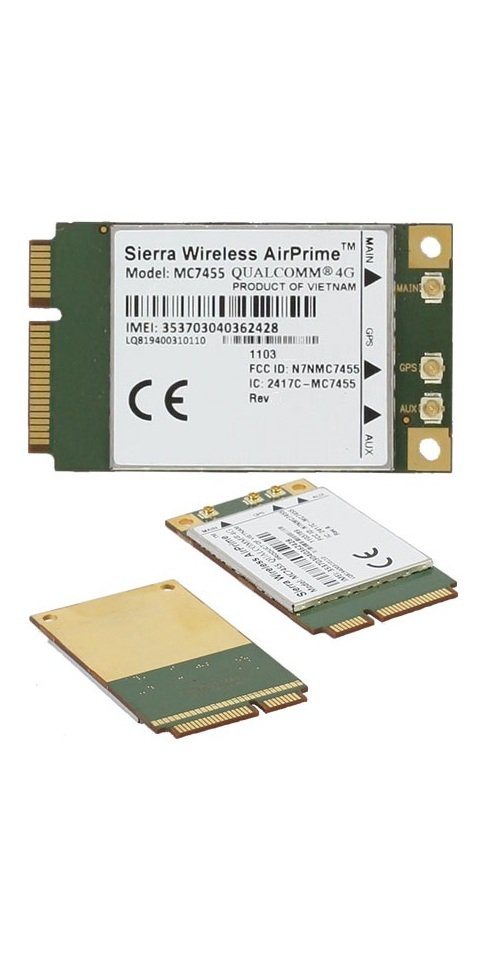 Sierra Wireless Sierra Air Prime MC7455 Mini-PCIe Modem (4G/LTE CAT6, Firmware Netzwerk-Adapter von Sierra Wireless