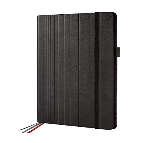 SIGEL CF110 Business Organiser, ca. A4, Kunstleder, schwarz - Conceptum flex von Sigel