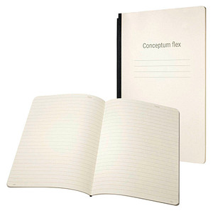 SIGEL Notizheft für Konferenzmappe Conceptum Flex DIN A4 liniert, creme 92 Seiten von Sigel