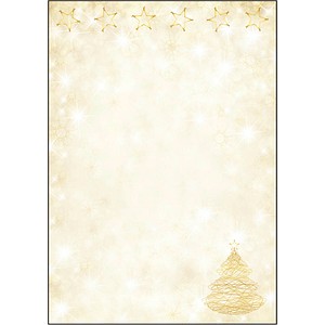 SIGEL Weihnachtsbriefpapier Graceful Christmas Motiv DIN A4 90 g/qm 100 Blatt von Sigel