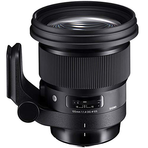 Sigma 259956 105 mm f/1.4-16 Standard Fixed Prime Kamera-Objektiv, schwarz für Sigma Mount von Sigma