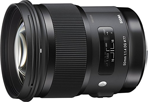 Sigma 50mm F1,4 DG HSM Art Objektiv (77mm Filtergewinde) für Sony A-Objektivbajonett von Sigma