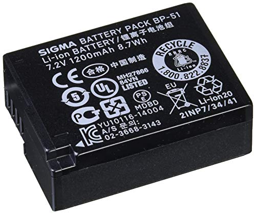 Sigma BP-51 Li-Ion Akku für DP1 und DP2 Quattro Digitalkamera von Sigma