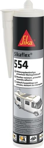 12 Stk. Sika STP-Montageklebstoff flex®-554 schwarz 300ml 689669 von Sika