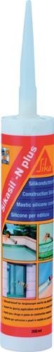 12 Stk. Sika Silicondichtstoff SIL N plus schwarz 300 ml Kartusche 651195 von Sika