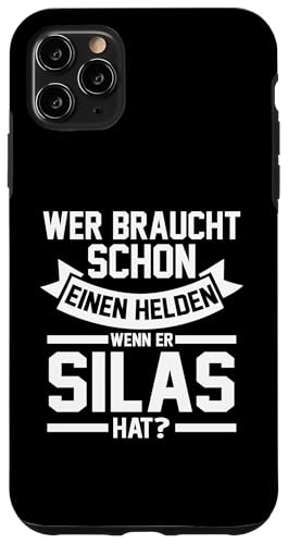 Hülle für iPhone 11 Pro Max Vorname Silas von Silas Geschenk