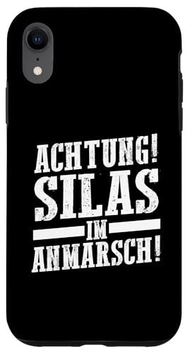 Hülle für iPhone XR Vorname Silas von Silas Geschenk