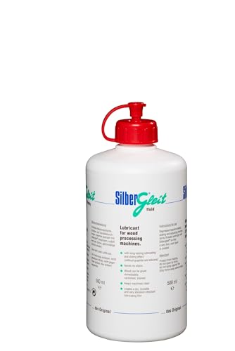 Silbergleit Holzgleitmittel Spray für Hobelmaschinen, 500 ml Flasche, silikonfrei, ohne Rückstände von Silbergleit