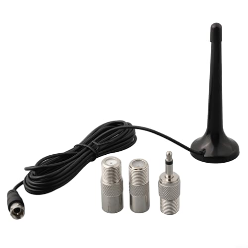 Sileduove 3 Meter FM-Radioantenne, Teleskopantenne mit Magnetfuß, 3 Adapter für DAB-Stereo-AV-Receiver, Tuner, geräuschfrei, perfektes Hörerlebnis Sileduove 3 Meter FM-Radioantenne, Teleskopantenne mit Magnetfuß, 3 Adapter für DAB-Stereo-AV-Receiver, Tuner, geräuschfrei, perfektes Hörerlebnis von Sileduove