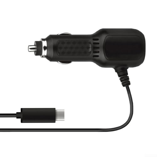 Sileduove Kompaktes Typ-C-Autoladegerät, 18 W, Schnellladeadapter für Switch 2 Host und kompatible Geräte, schwarzes ABS-Design Sileduove Kompaktes Typ-C-Autoladegerät, 18 W, Schnellladeadapter für Switch 2 Host und kompatible Geräte, schwarzes ABS-Design von Sileduove