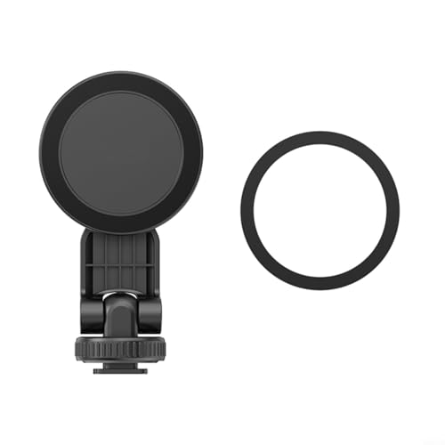Sileduove Magnetische Handy-Stativhalterung, 180° verstellbar, starker Magnet, Kaltschuh-Adapter mit 6,35 mm Schraube für Kamera-Ringlicht, Selfie, 1 Stück Sileduove Magnetische Handy-Stativhalterung, 180° verstellbar, starker Magnet, Kaltschuh-Adapter mit 6,35 mm Schraube für Kamera-Ringlicht, Selfie, 1 Stück von Sileduove