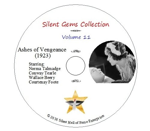 DVD "Ashes of Vengeance" (1923) Frank Lloyd, Norma Talmadge,Classic Silent Drama von Silent Hall of Fame Enterprises