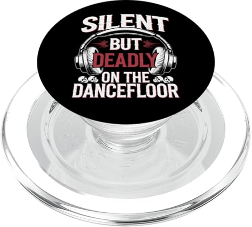 Silent Disco Party Kabellose Kopfhörer Dance Vibes Tee PopSockets PopGrip für MagSafe von Silent Rave Music Lover & Headphone Party Apparel