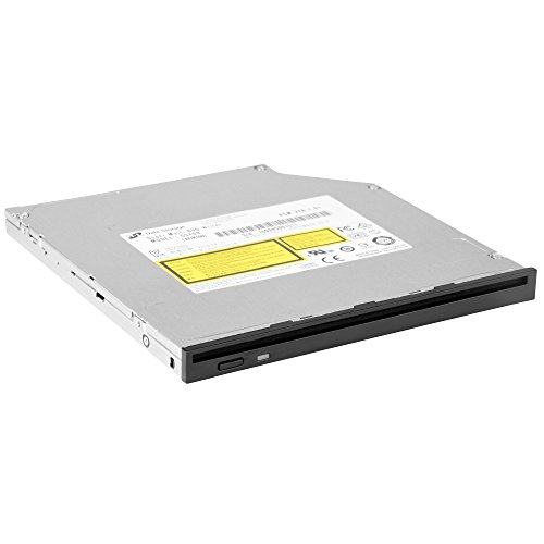 SilverStone 71120 SST-SOD04 - Internes optisches Slim DVD-RW-Laufwerk mit austauschbarer Frontblede für 9,5 mm und 12,7 mm Standard, schwarz von SilverStone Technology