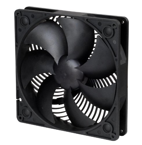 SilverStone SST-AP181 - Air Penetrator 180 mm Hochleistungs-Gehäuselüfter mit einzigartiger Luftstrom-Kanalisierung, schwarz von SilverStone Technology